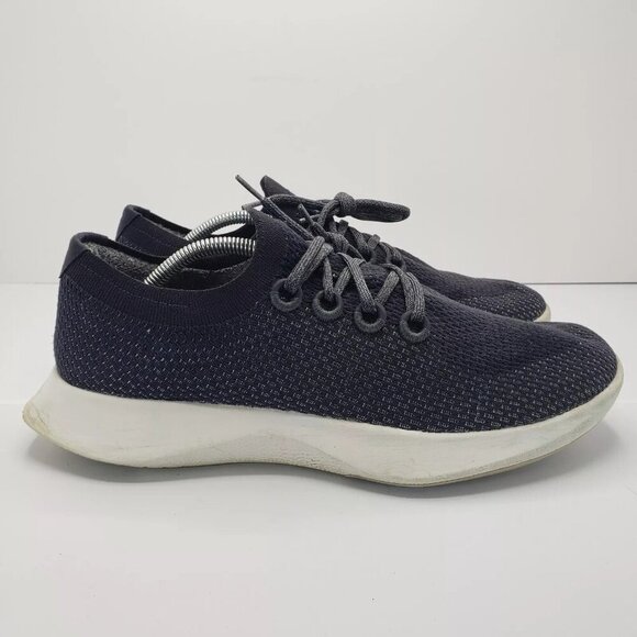 Allbirds Tree Dashers Geyser Navy Blue White Women Running Sneaker Shoes M 12.5 - Picture 9 of 9